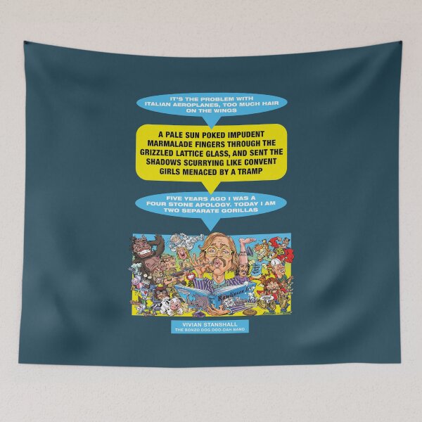 Item preview, Vivian Stanshall designed and sold by TIGERDAVER.