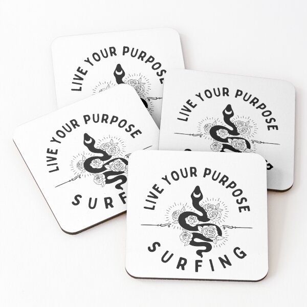 Item preview, Live Your Purpose Surfing Sticker  designed and sold by Farage Art.