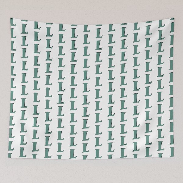 Item preview, Green Letter L initial monogram alphabet L capital designed and sold by Antique-Gifts.