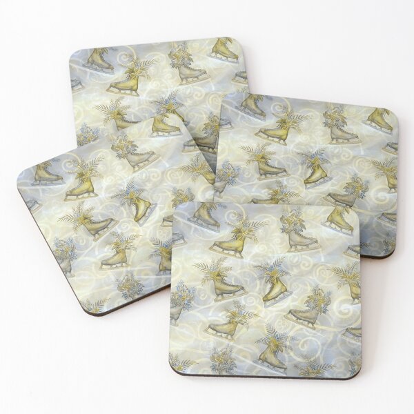 Item preview, The Memory Of A Vintage Ice Skate Art-Print 3469 designed and sold by sunnthreads.