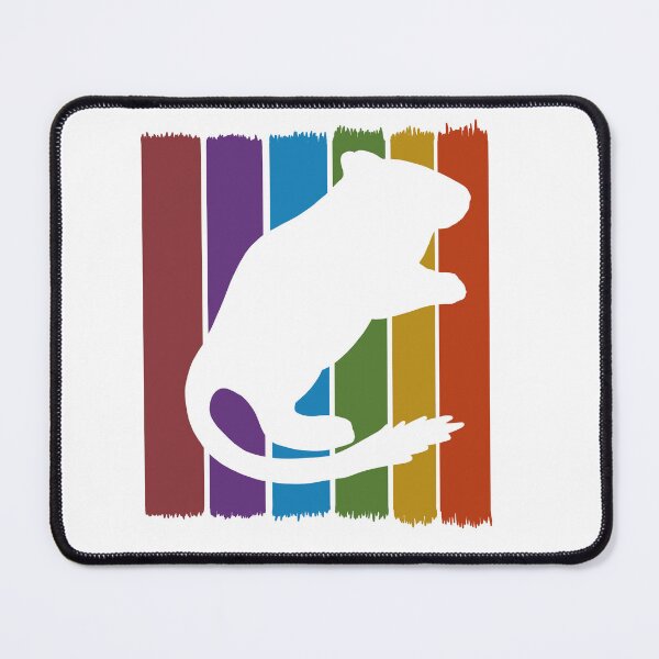 Item preview, Vintage stripe gerbil silhouette designed and sold by Becky-Marie.
