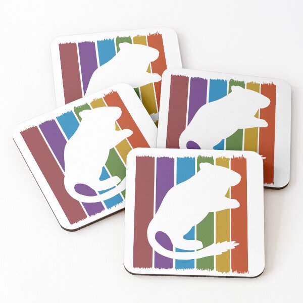 Item preview, Vintage stripe gerbil silhouette  designed and sold by Becky-Marie.