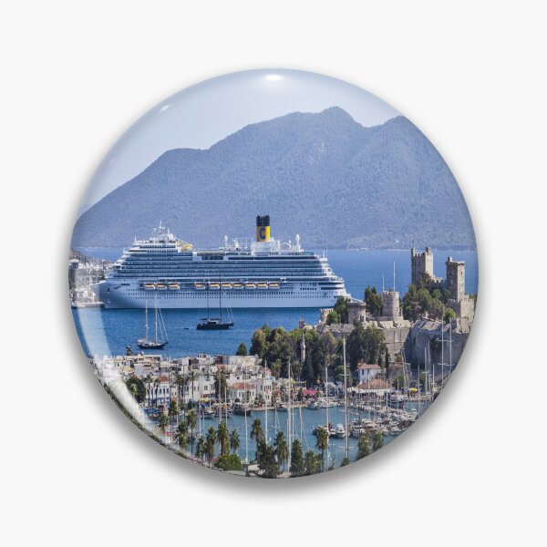 Item preview, Bodrum Castle And Cruise Ship Panorama designed and sold by Londonimages.