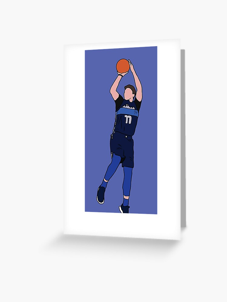 Luka Doncic 77 Fadeaway Jumpshot - NBA Dallas Mavericks
