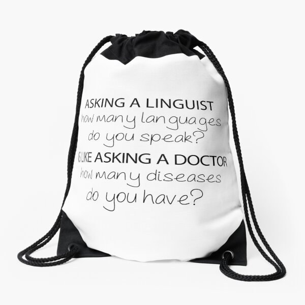Item preview, How Many Languages Do You Speak? | Linguistics designed and sold by gembers.