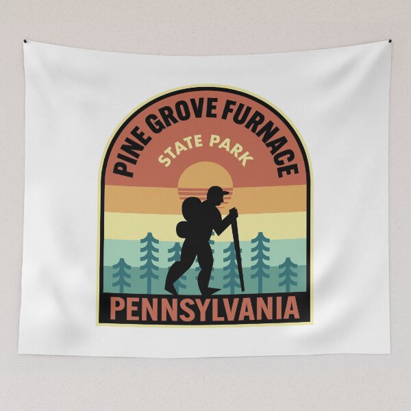 Item preview, Pine Grove Furnace State Park Pennsylvania Retro Hiking designed and sold by HalpinDesign.