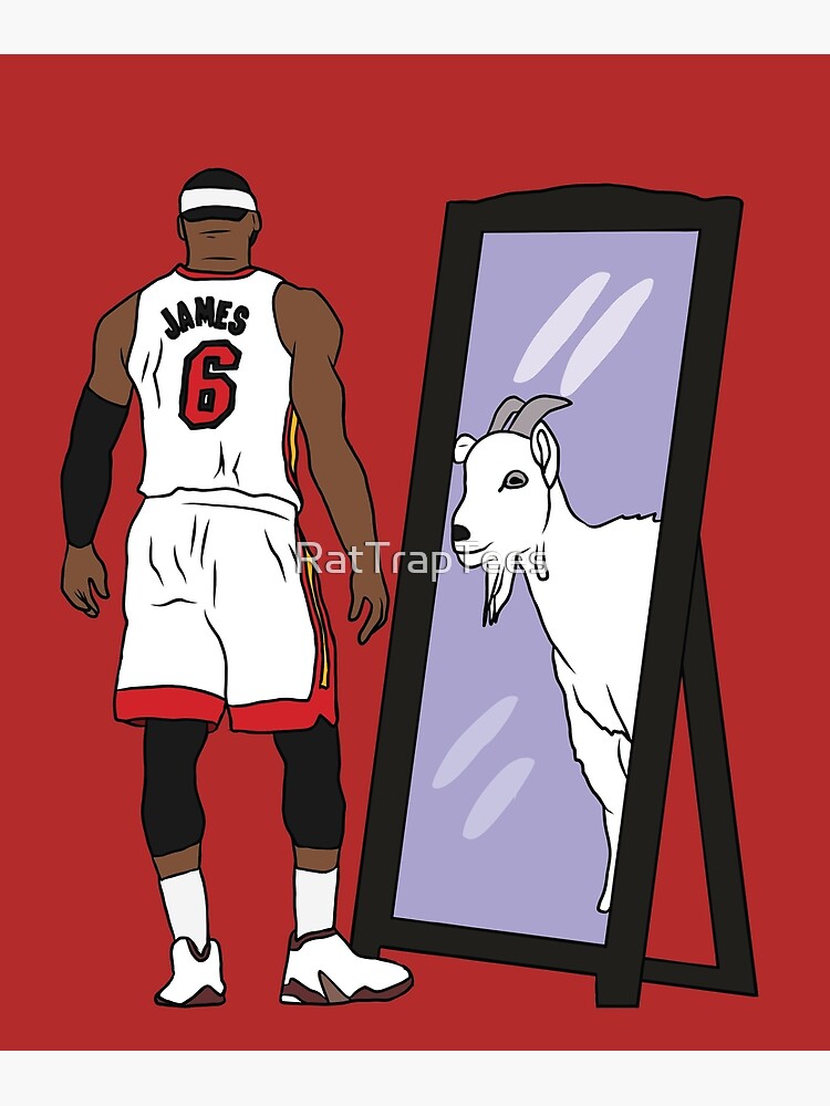 LeBron James Mirror GOAT (Lakers #6) Kids T-Shirt for Sale by