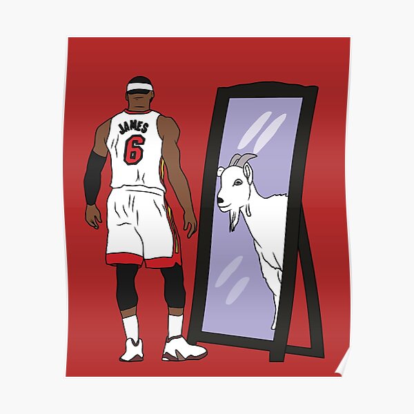 LeBron James Mirror GOAT (Lakers #6) Kids T-Shirt for Sale by