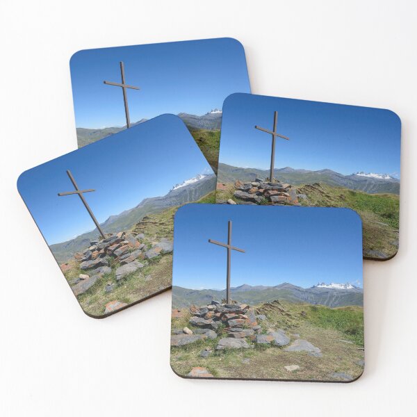 Item preview, La Croix de Cassini in the French Alps, relaxing nature landscape designed and sold by stedata.