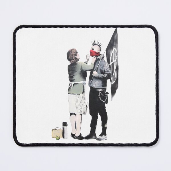 Item preview, Banksy Anarchist Protestor with his Mother designed and sold by DataDude.