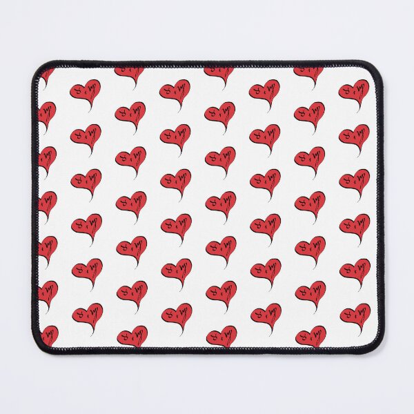 Taurus + Virgo in Love Zodiac Heart Mouse Pad