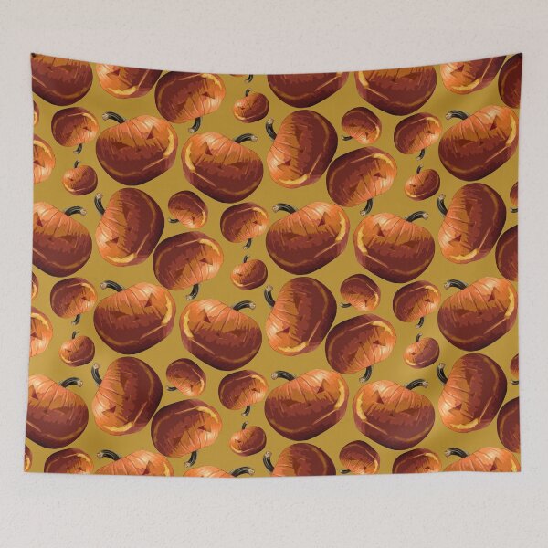 Item preview, Tossed Mean Jack on Gold Half-Drop Repeat 5748 designed and sold by Art in My Loft.