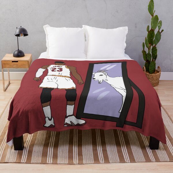 Artikel-Vorschau von LeBron James Mirror GOAT (Cleveland), designt und verkauft von RatTrapTees.