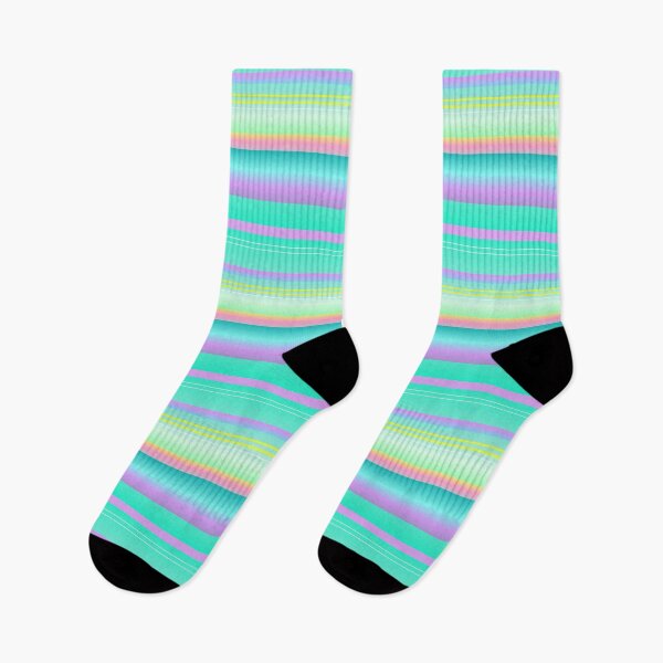 Item preview, Turquoise purple color palette line pattern | Turquoise purple multicolor pattern designed and sold by lausn.