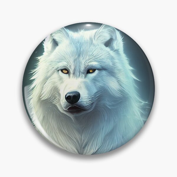 Item preview, mystical white wolf designed and sold by Elaeni.