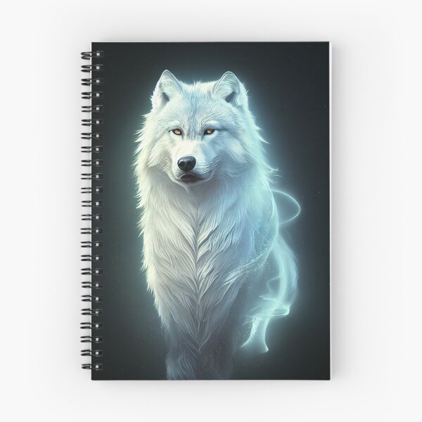 Item preview, mystical white wolf designed and sold by Elaeni.