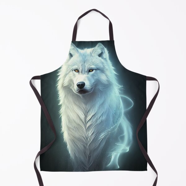 Item preview, mystical white wolf designed and sold by Elaeni.