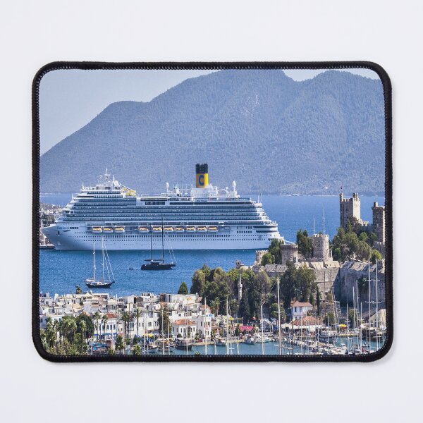 Item preview, Bodrum Castle And Cruise Ship Panorama designed and sold by Londonimages.