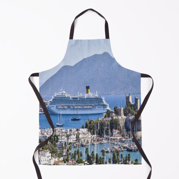 Item preview, Bodrum Castle And Cruise Ship Panorama designed and sold by Londonimages.