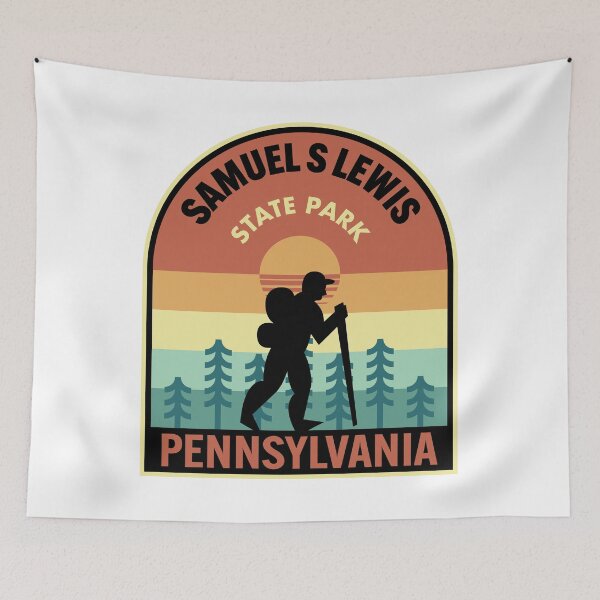 Item preview, Samuel S Lewis State Park Pennsylvania Retro Hiking designed and sold by HalpinDesign.