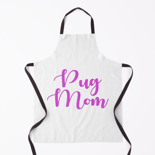 Artikelvorschau, Mops-Mama-Cursive Pink entworfen und verkauft von shirabee.