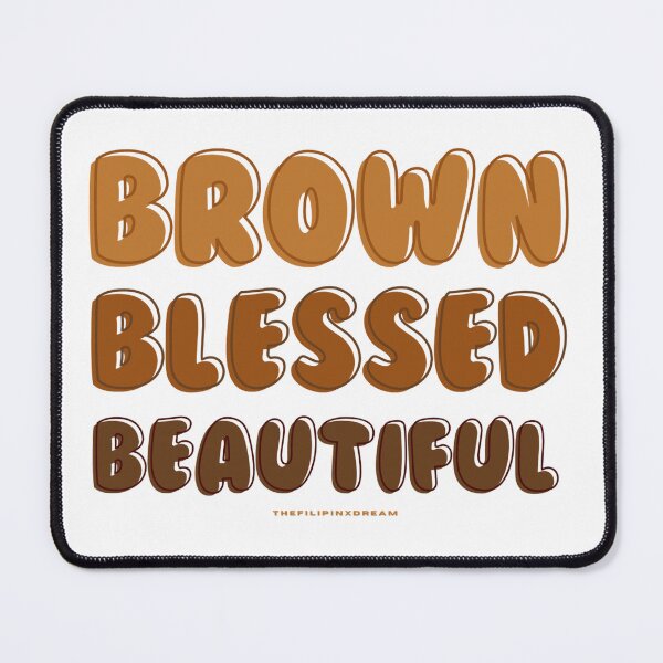 Item preview, Brown Blessed Beautiful designed and sold by FilipinxDream.