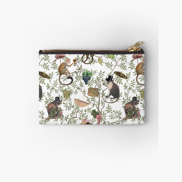 Item preview, Vintage Chinoiserie Monkeys Botanical Garden white Nightgarden designed and sold by UtArt.