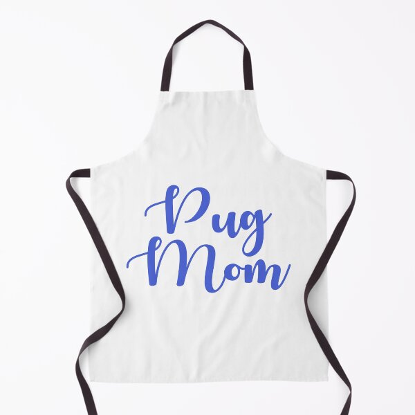 Item preview, Pug Mom Cursive Blue designed and sold by shirabee.