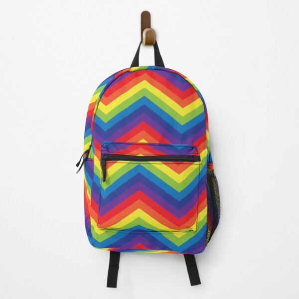 Item preview, Rainbow Zig Zag Stripes Pattern designed and sold by PeachesMommy.