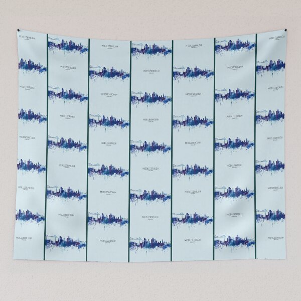 Item preview, Middlesbrough England skyline Graphic  designed and sold by damianevans6.