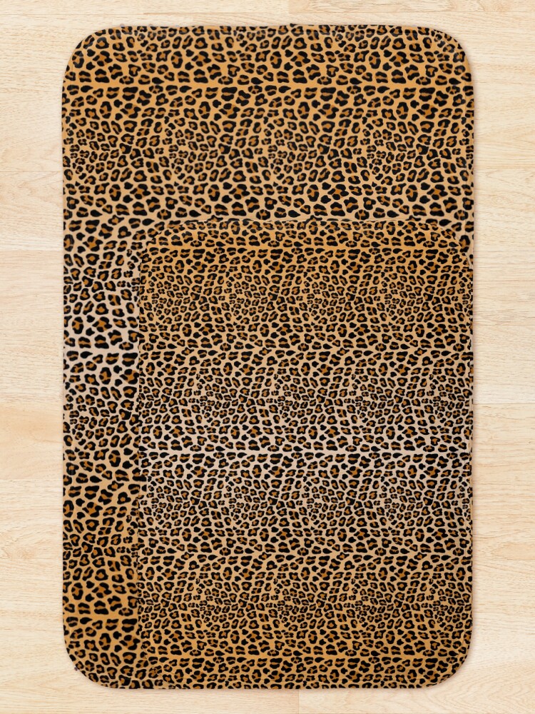 Alternate view of Leopard print Bath Mat