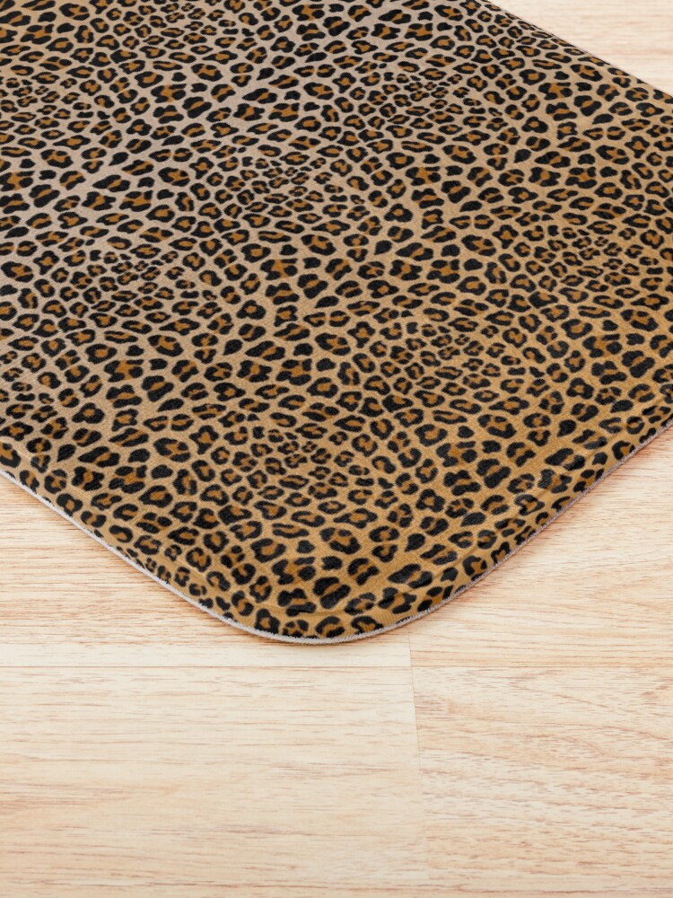 Alternate view of Leopard print Bath Mat