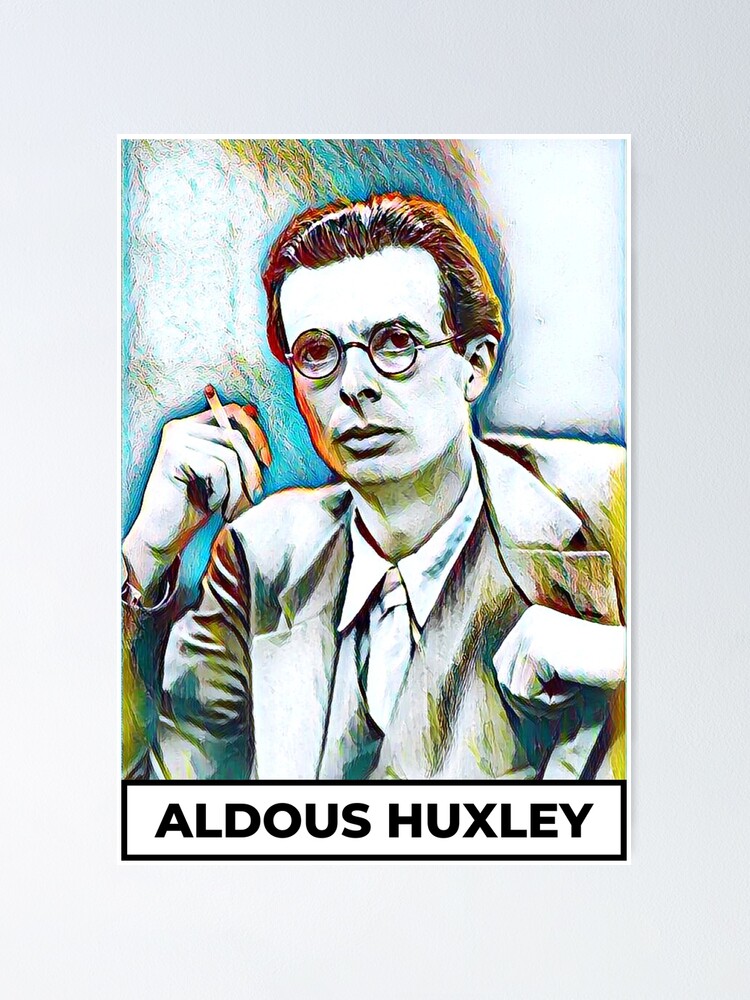 "Aldous Huxley Art Aldous Huxley Portrait Aldous Huxley Artwork