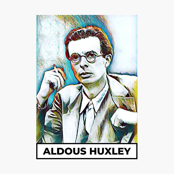 "Aldous Huxley Art Aldous Huxley Portrait Aldous Huxley Artwork