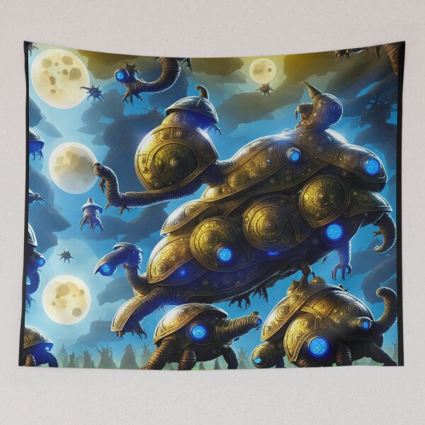 Item preview, A battlesnail juggernaught landing on an alien planet I designed and sold by BrachiaST.