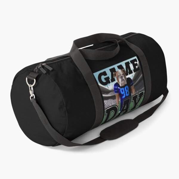Item preview, Football Bulldog dressed in blue and light blue uniform. Ready for Game Day designed and sold by jamie Omahen.