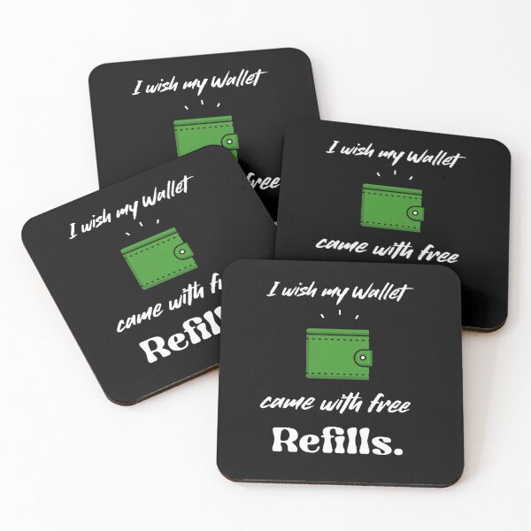 Item preview, Free Refills Wallet Joke designed and sold by Trace1234.