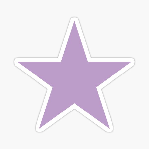 Item preview, lavender star designed and sold by Rcc6111.