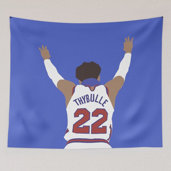 Item preview, Matisse Thybulle Three Point Celebration designed and sold by RatTrapTees.