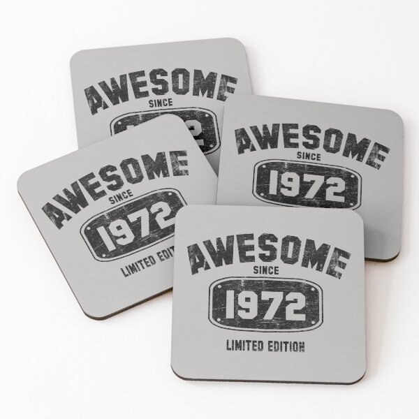 Item preview, Awesome Since 1972 50th Birthday Retro T-Shirt designed and sold by US50.