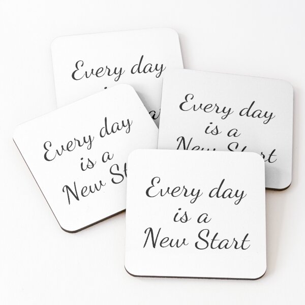 Item preview, Every day is a new start designed and sold by HarriPaloma.