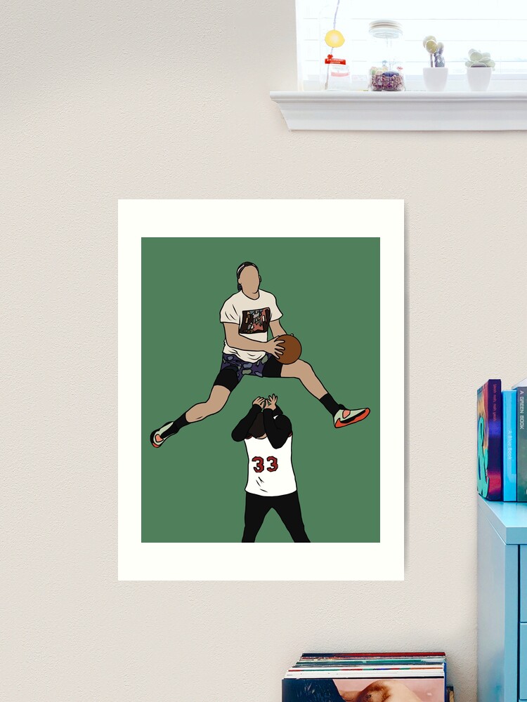 Pat Connaughton Dunk Over Christian Yelich Art Board Print for Sale by  RatTrapTees