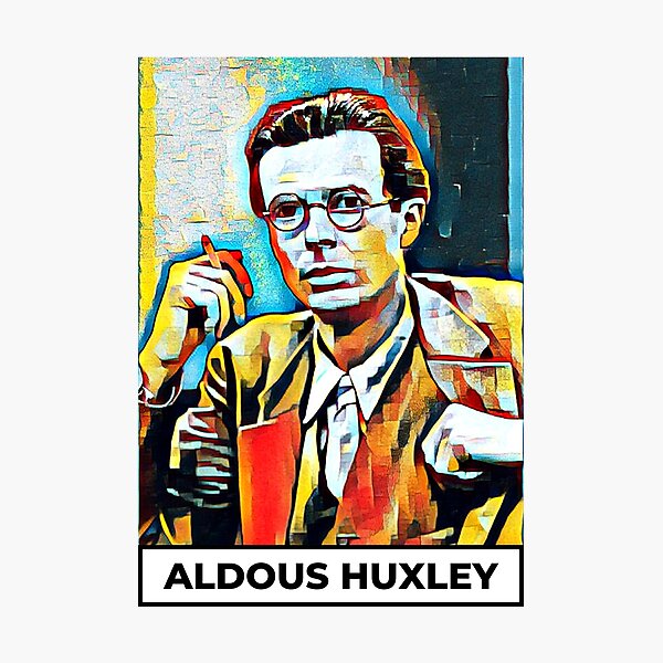 "Aldous Huxley Art Aldous Huxley Portrait Aldous Huxley Artwork