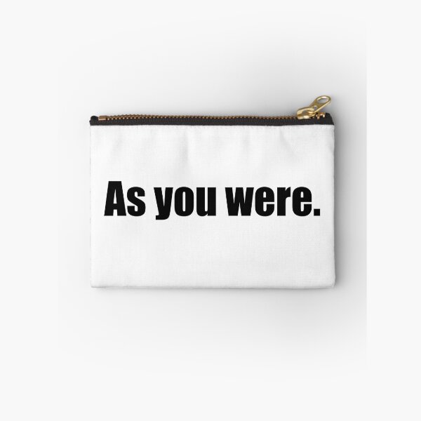 Artikelvorschau, As You Were Command Black Print-5748 entworfen und verkauft von Art in My Loft.