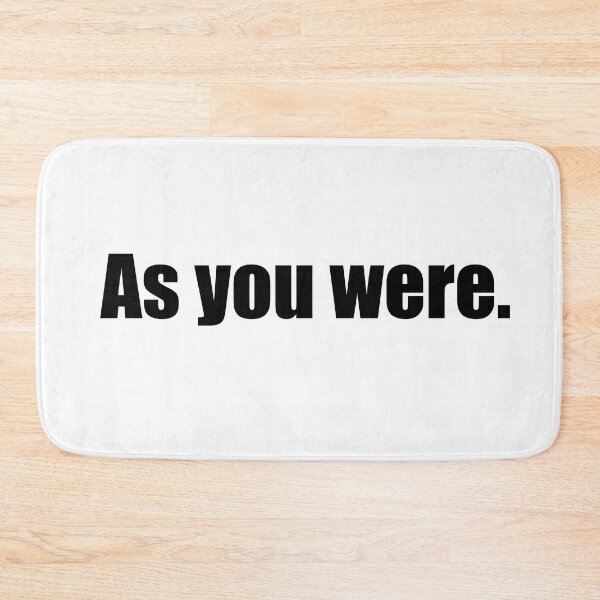 Item preview, As You Were Command Black Print-5748 designed and sold by Art in My Loft.