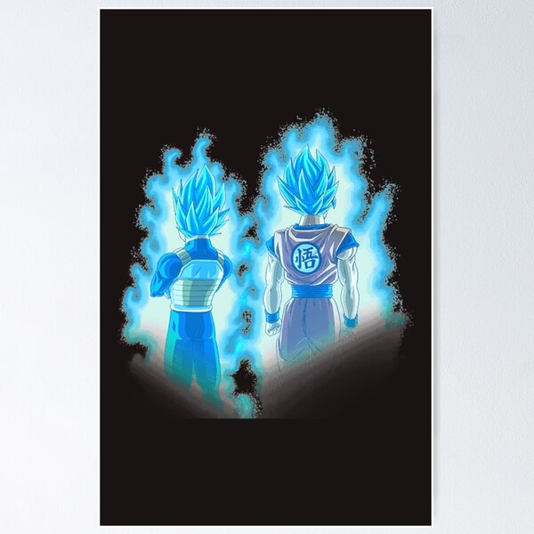 Goku SSJ Blue Bomb Poster for Sale by Aristote