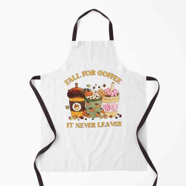 Item preview, Fall For Coffee It Never Leaves - Funny Autumn Pun designed and sold by kash1mera.
