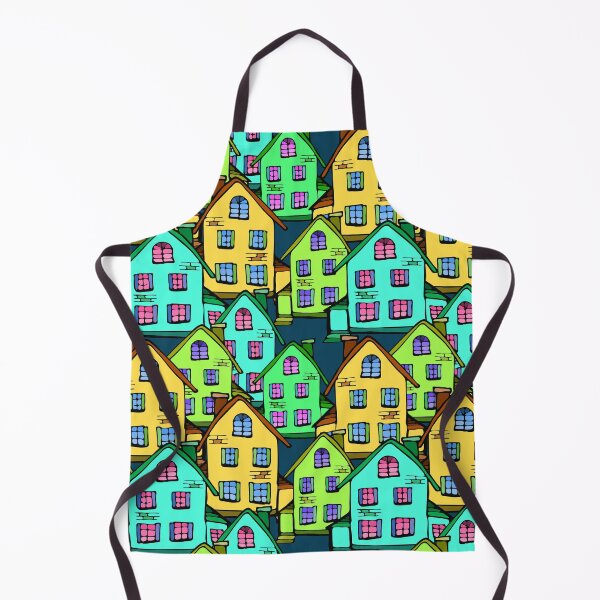 Item preview, Funky Colorful Townhouses designed and sold by Stus RoadTrips.