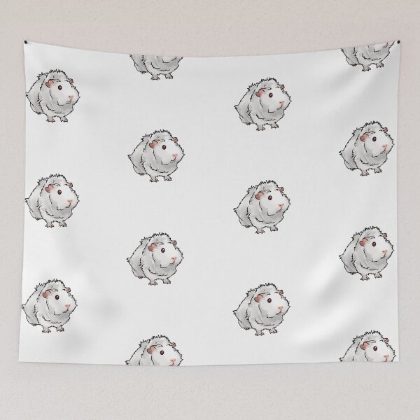 Item preview, Albino Abyssinian Guinea Pig designed and sold by KatsGuineapigs.