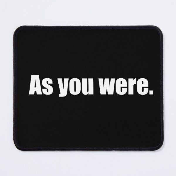 Item preview, As You Were Command White Print-5748 designed and sold by Art in My Loft.